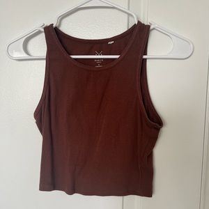 Brown tank top